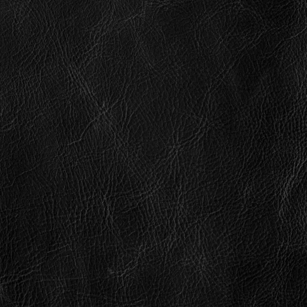 Woodrow Neo Modern Leather Sofa Black, Full Grain Aniline Leather